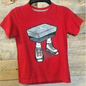 Air Jordan Graphic Short Sleeve T-Shirt Red Size 7